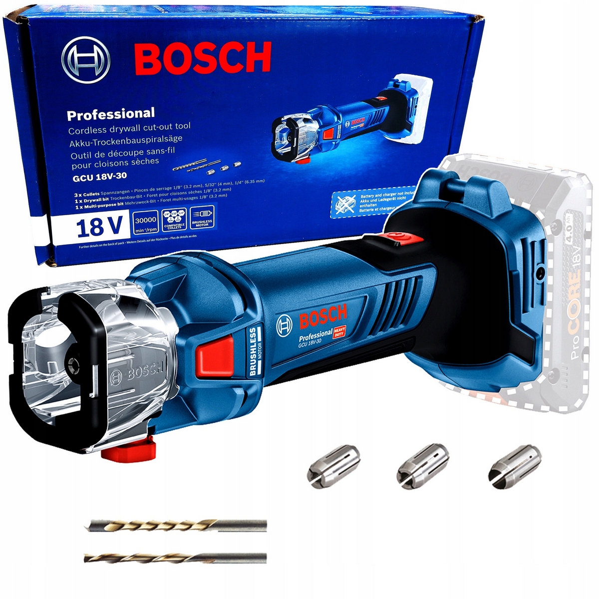 Priamočiara píla BOSCH GCU 18V-30 na sadrokartónové dosky